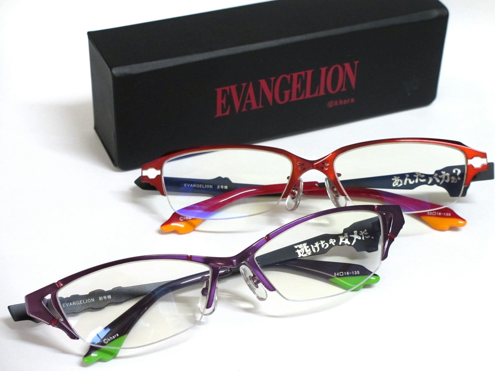 Khara EVANGELION コラボ眼鏡　零号機　綾波レイ サングラス Khara EVANGELION コラボ眼鏡 零号機 綾波レイ サングラス